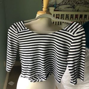 Striped Crop Top